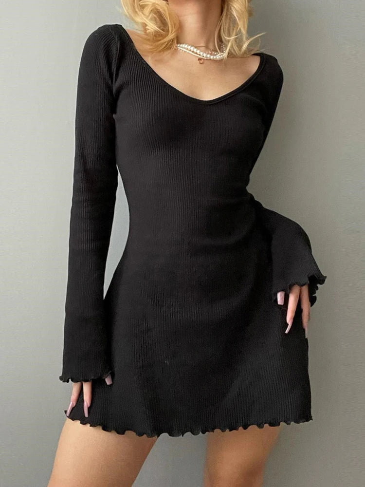 Knitting Elegant Dress for Women