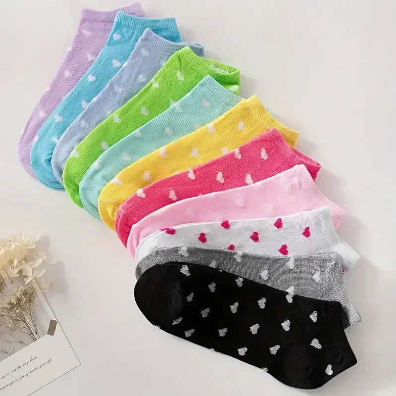 Candy Colored Ankle Socks Women's Stockings & Hosiery