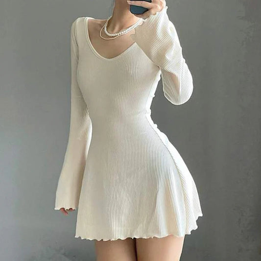 Knitting Elegant Dress for Women